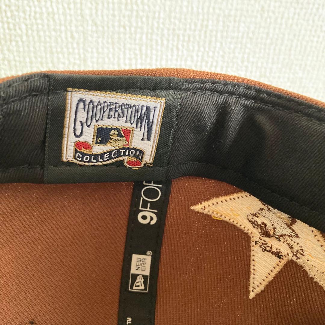 【海外限定】ニューエラ サンディエゴパドレス 9FORTY Aフレーム ブラウン