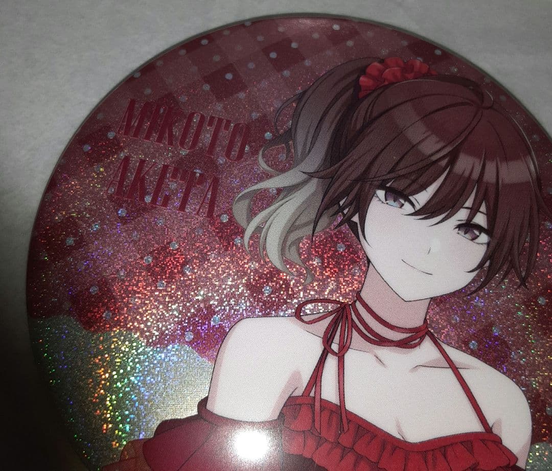 シャニマス パシャっとチャレンジキャンペーン　緋田美琴　缶バッジ