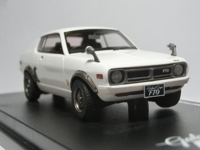 LA-X 1/43 三菱ギャランクーペFTO 1600GSR 1973 白 箱付