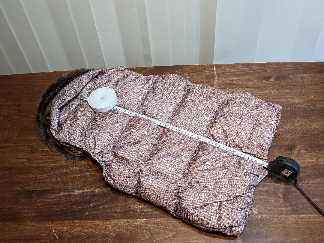 マリクレール　スポーツ　ダウン　ベスト　2way ファー　裏　フリース　　ゴルフ