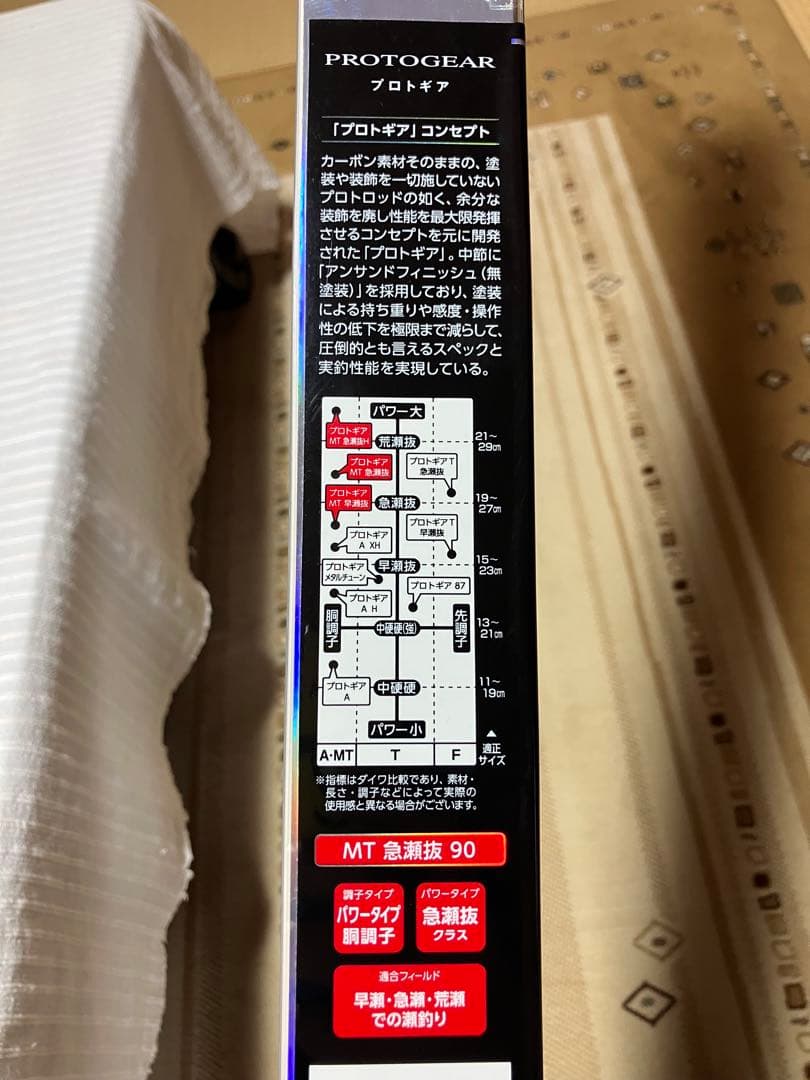 ダイワ　プロトギアMT 急瀬抜　90 美品