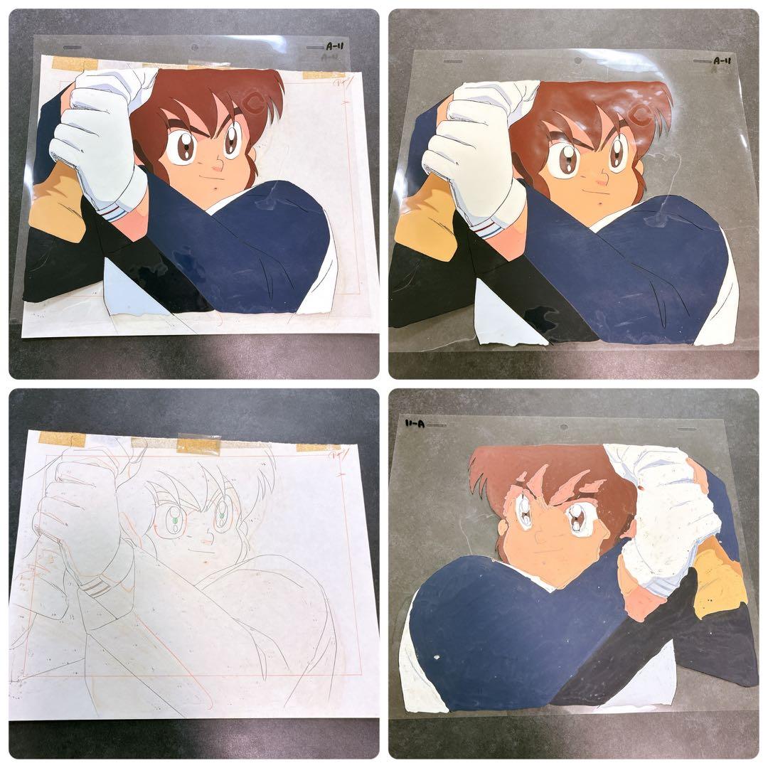 童夢くん セル画 動画付き 読売ジャイアンツ 5種セット 新庄童夢 アニメ 野球