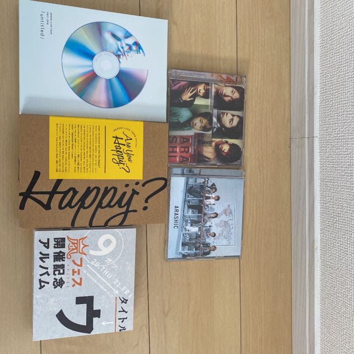 嵐のグッズ、写真集、ＣＤ、ＤＶＤ、会報