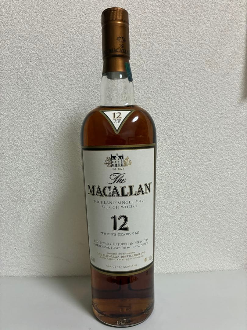 未開封★The Macallan 12年　ウイスキー マッカラン 700