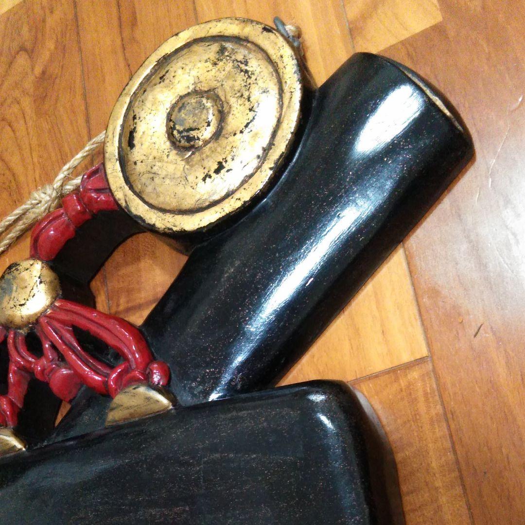 淀屋橋　欄干　木製　オブジェ　インテリア　壁飾り　文化　歴史　土産