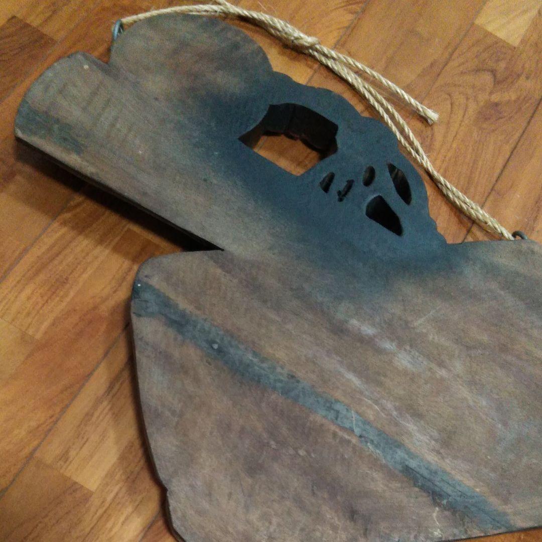 淀屋橋　欄干　木製　オブジェ　インテリア　壁飾り　文化　歴史　土産