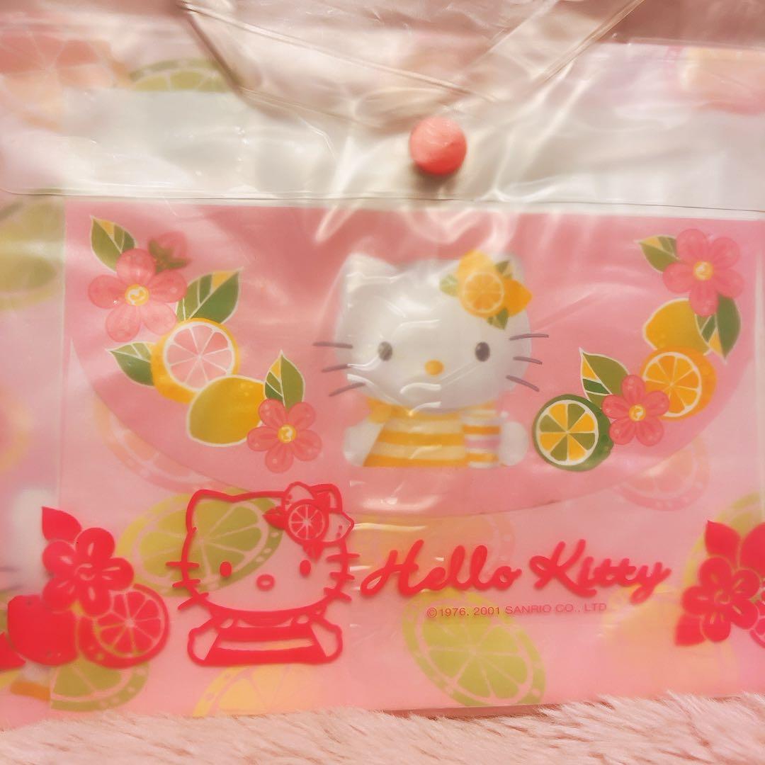 希少レア　ハローキティ　USA フルーツ　レターセット　メモ　2001 サンリオ