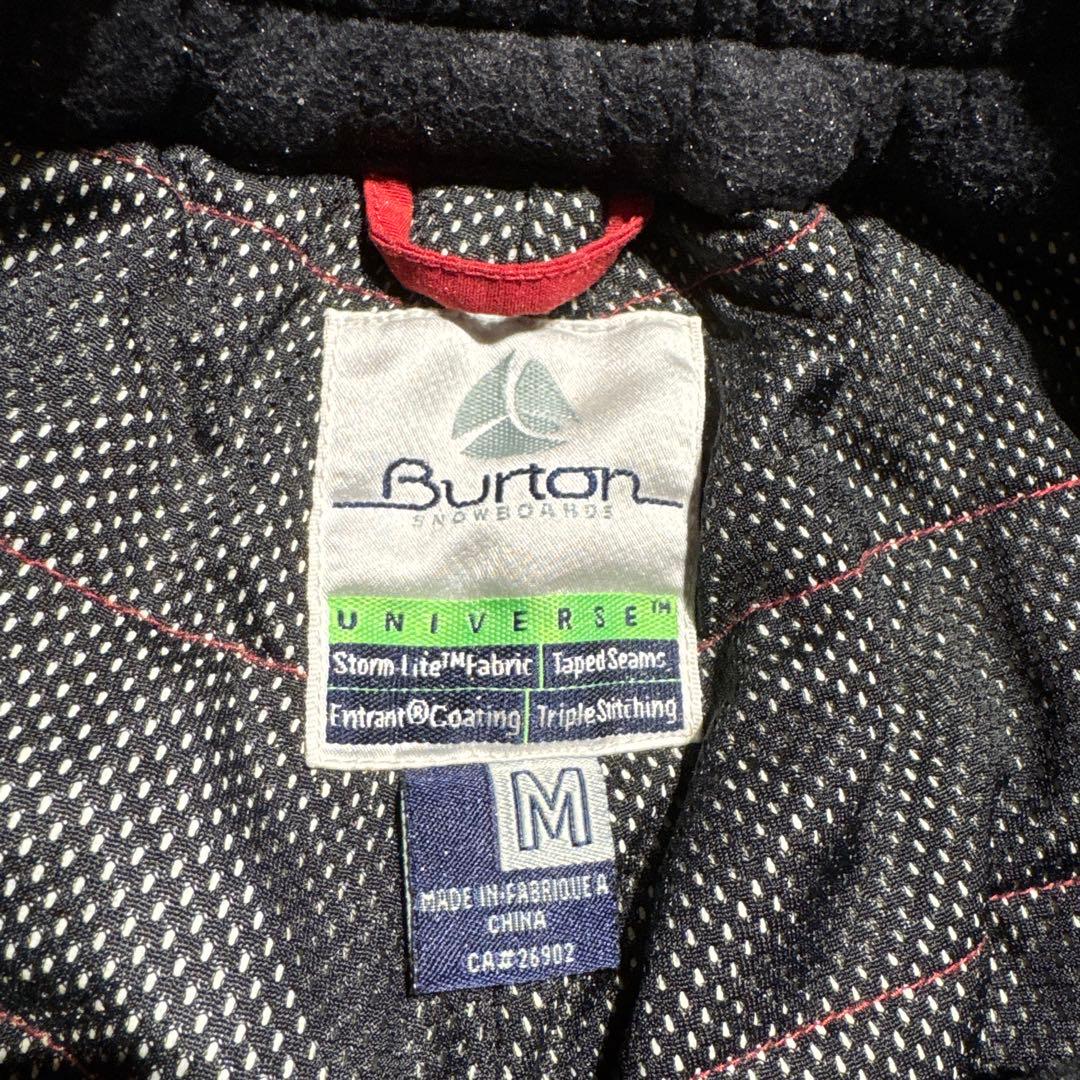 Burton 上下セットアップ　スノーボードウェア　ジャケット　赤　M