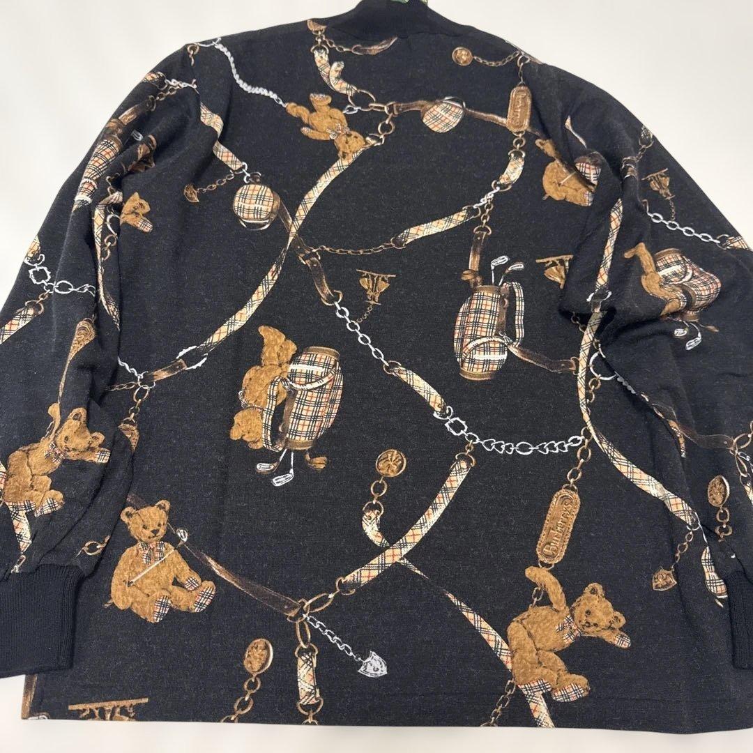 バーバリーゴルフ　コレクション テディベアセーター M 羊毛