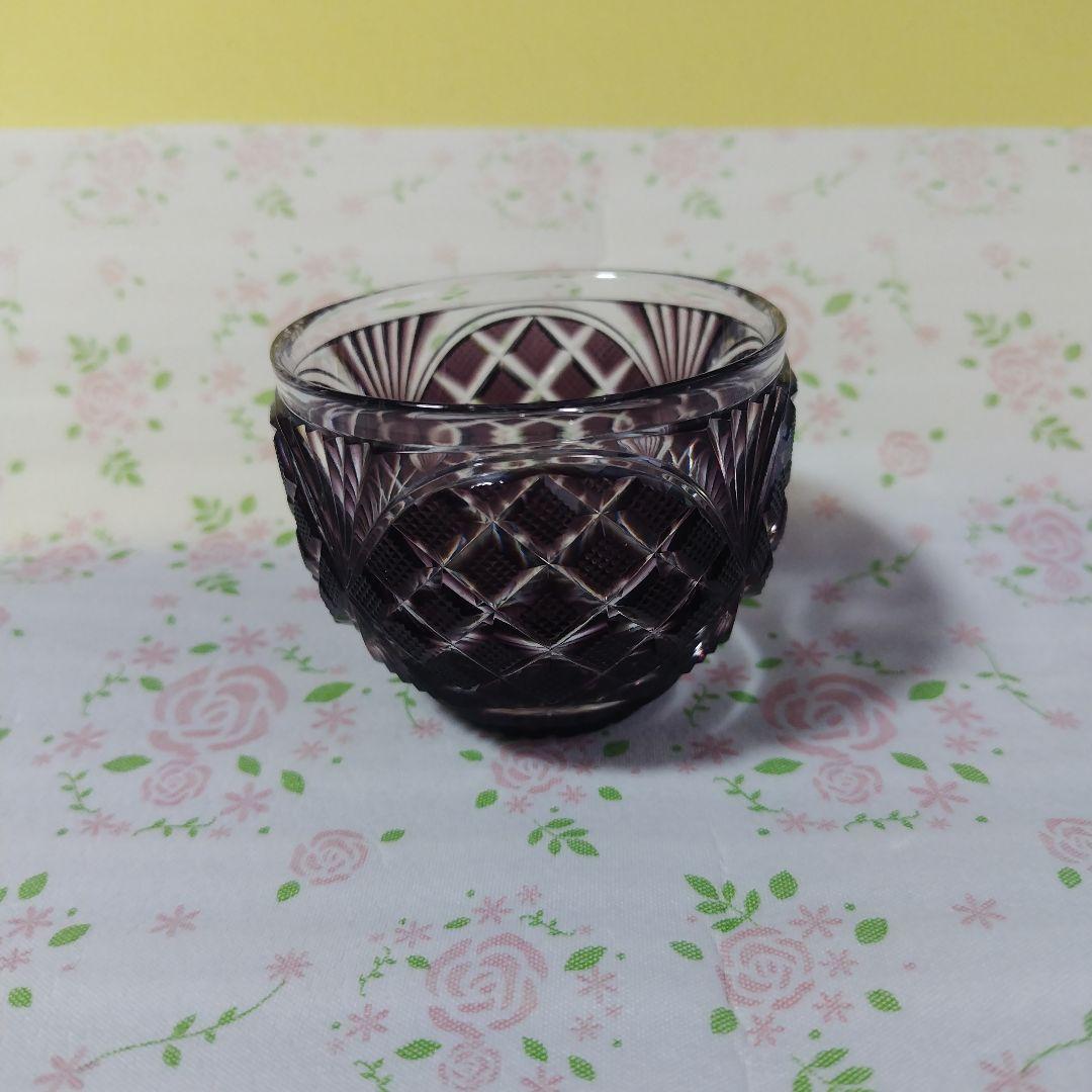 島津薩摩切子　色被せガラス　　盃　小鉢　ガラス　レトロ