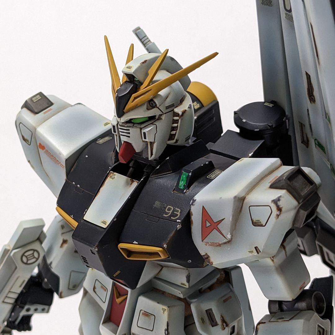 【ホビージャパン 波佐本英生 1999年製作 1/100νガンダム】完成品