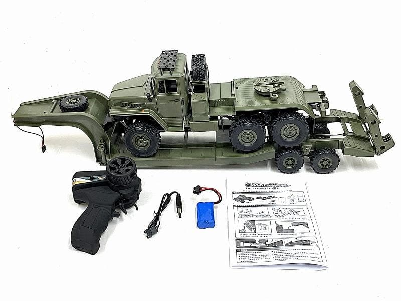 技術基準適合証明済 WPL B36-3 1/16 6WDミリタリー トレーラー