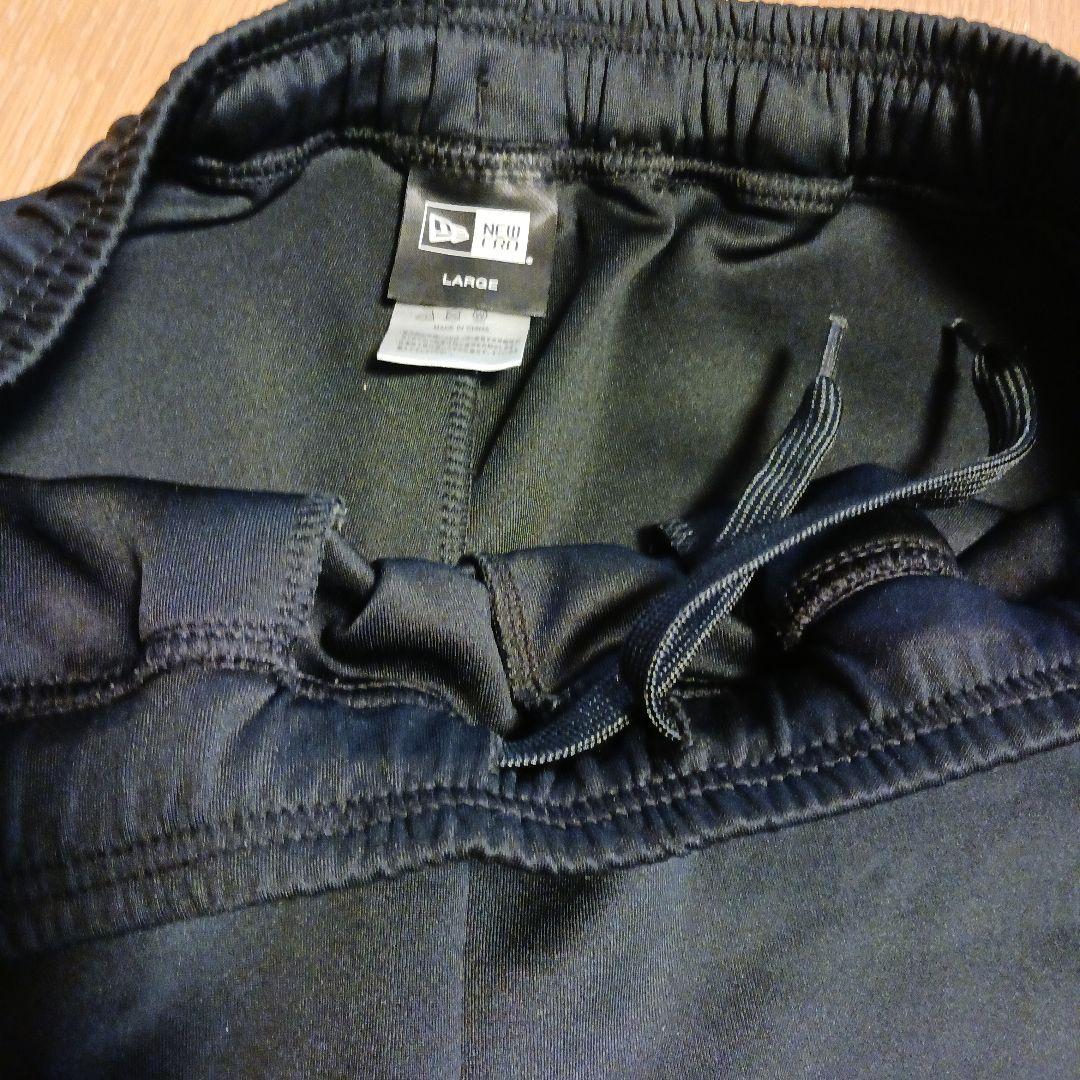 【ニューエラ 】美品 セットアップ ジャージ上下 ロゴプリント ブラック L　黒