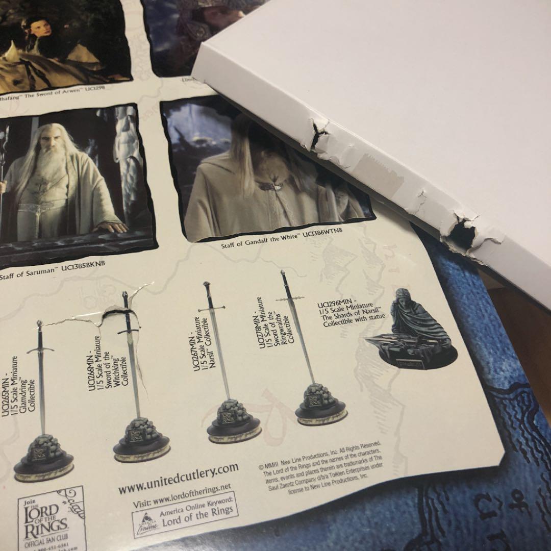 超希少 ユナイテッド・カトラリー社製 ロード・オブ・ザ・リング 剣と鞘 レプリカ