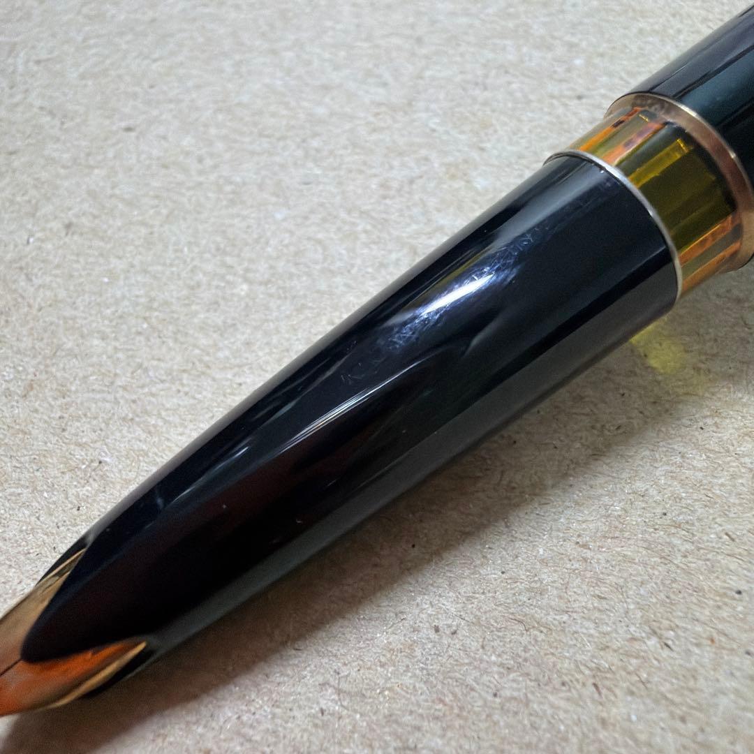 新品 廃盤 MONTBLANC モンブラン No.12 万年筆 ブラック 18c