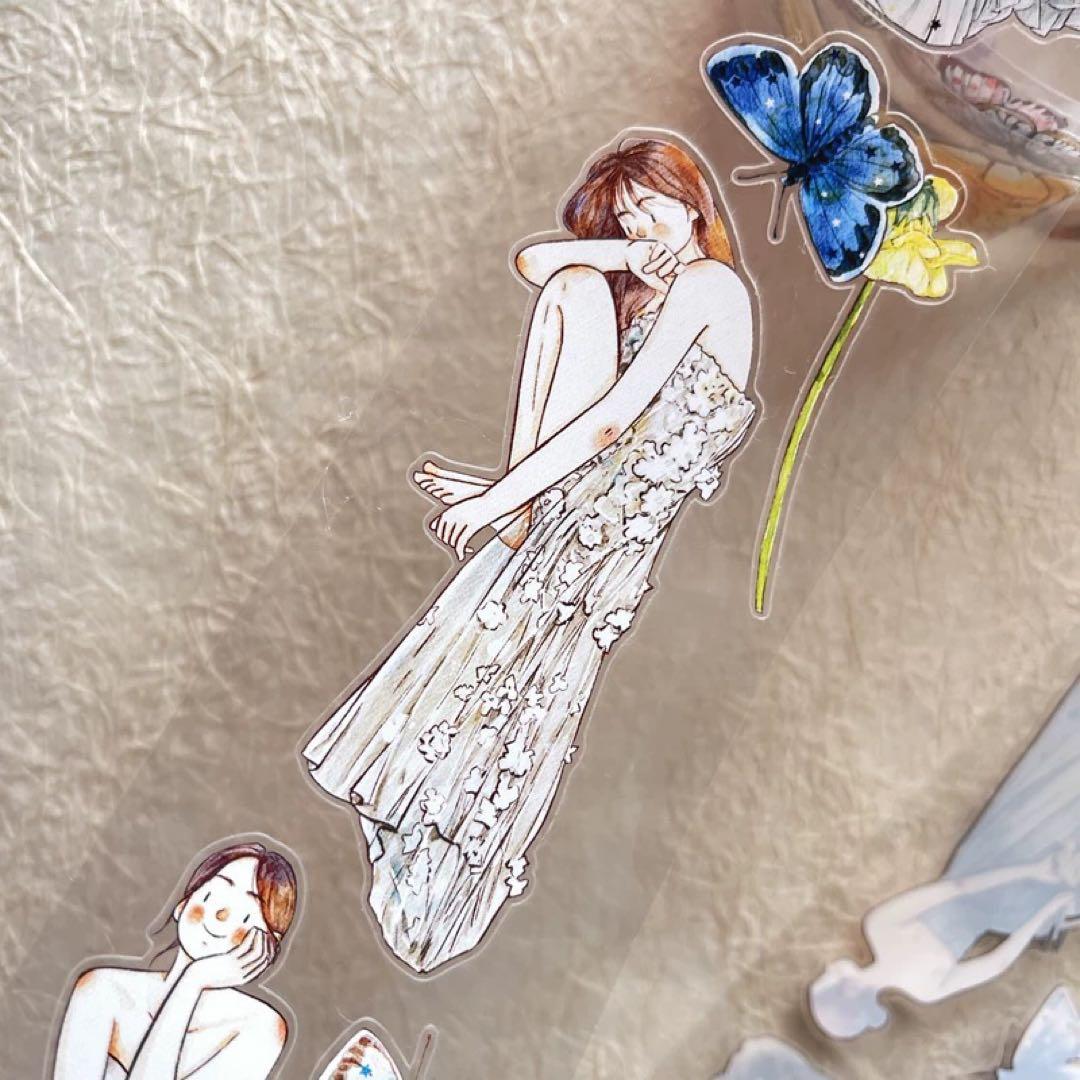 新品　DINGDING　21幻　PET霧面型抜きタイプマスキングテープ　10m