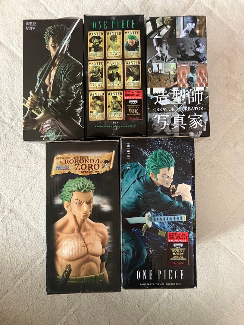 ☆新品未開封品☆ワンピース ロロノア・ゾロ フィギュア 5体セット【送料込み】
