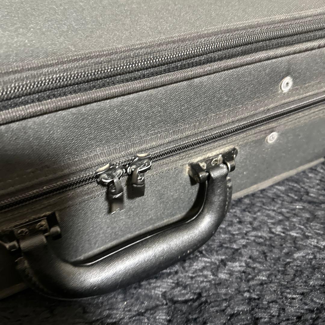 高級 Lang バイオリンケース 4/4サイズ 弦楽器 湿度計 弓4本収納