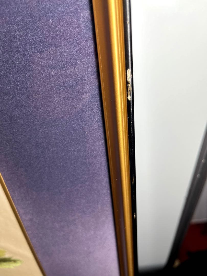 レア　希少【湘繍】ヴィンテージ 刺繍額 中国画 美術品 古美術　ガラス額　花鳥図