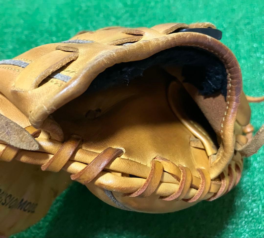 軟式 少年野球 キャッチャーミット ハタケヤマ HATAKEYAMA イエロー