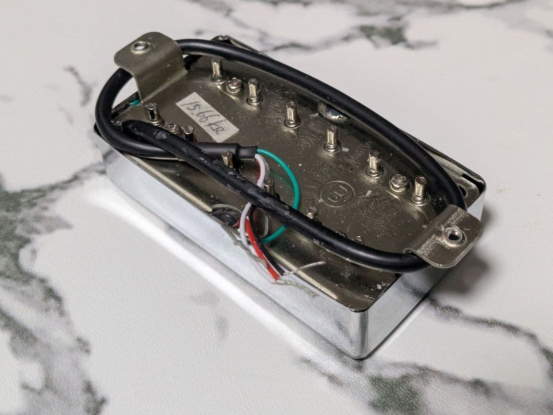 アルニコV 　白銅プレート　4芯　 ヘクサポールピース　装飾カバー　ハムバッカー