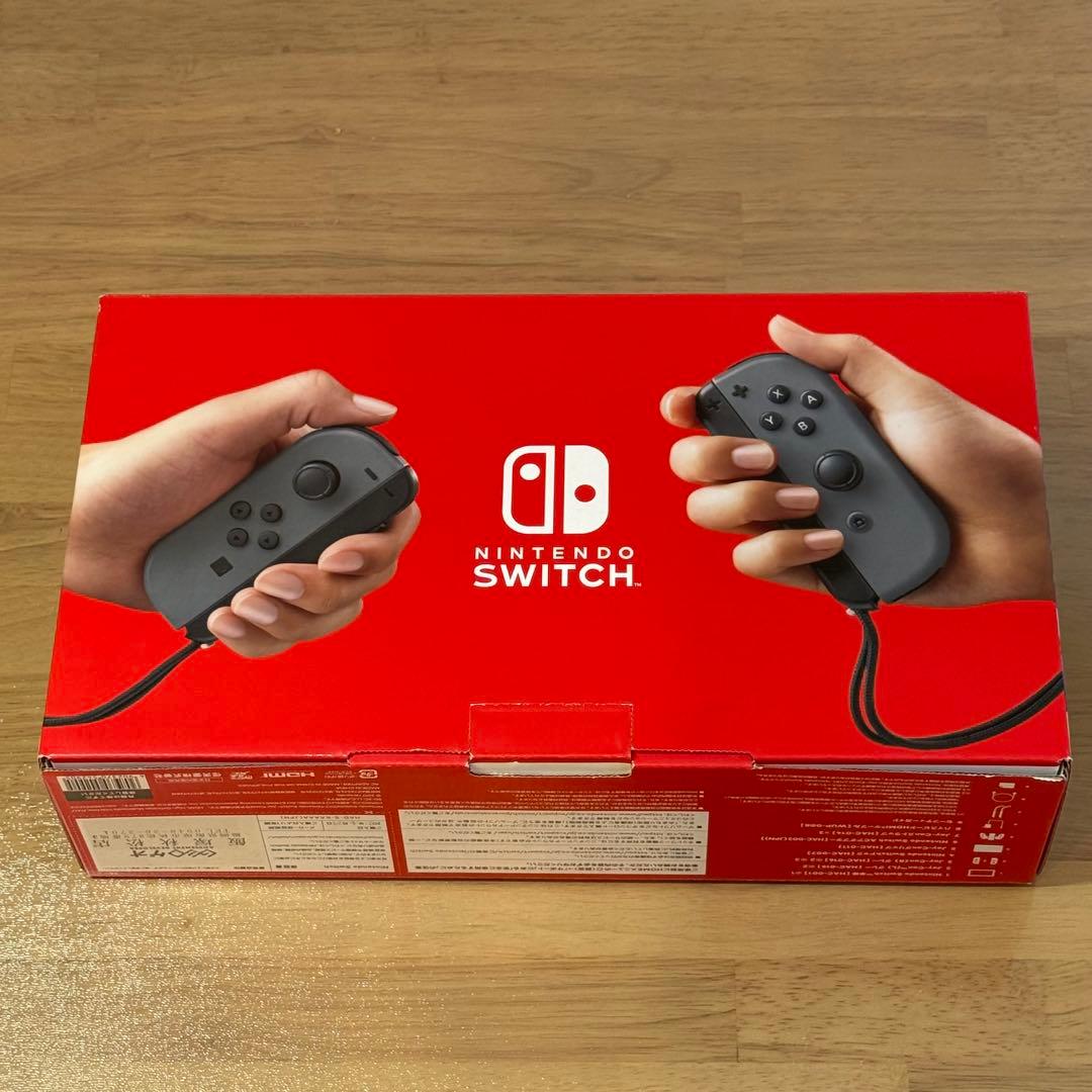 7-193 Switch 本体 バッテリー強化版 グレー 箱付き