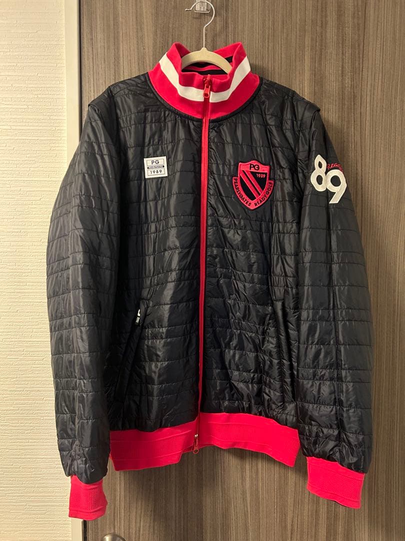 PEARLY GATES キルティングジャケット ネイビー/ピンク