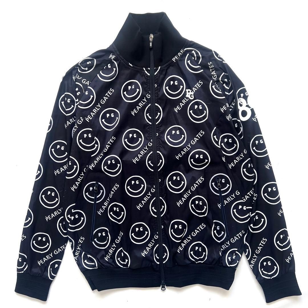 Pearlygates パーリーゲイツ　ニコちゃん　スマイル　ナイロンジャケット