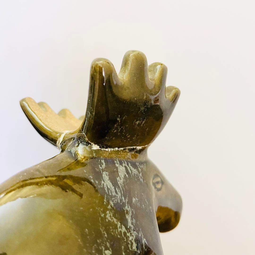 【リサラーソン/STORA ZOO/ヘラジカ】北欧/大きな動物園/修復済