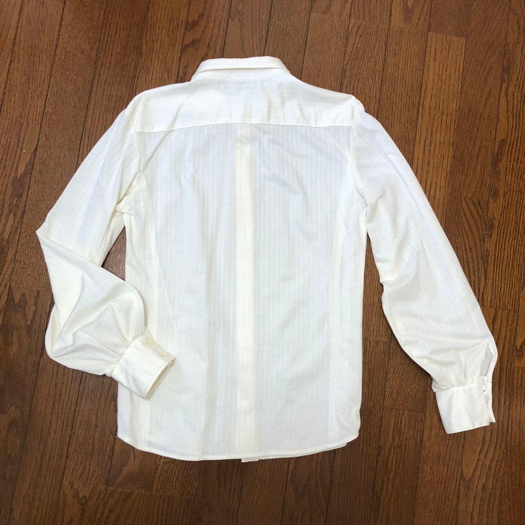 Jimmy Page アーガイル柄ニットベスト　ホワイトシャツ