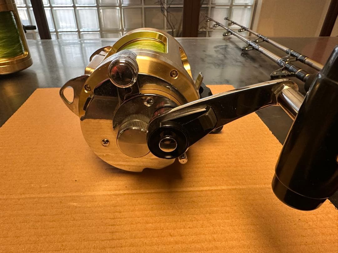 【SHIMANO TIAGRA 50ポンド】トローリングタックル 左右2セット