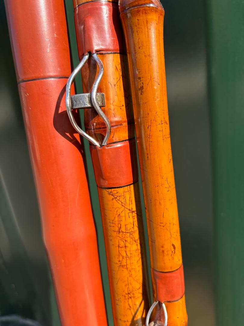 竿敏　石鯛竿　3本半　竹竿　和竿