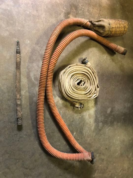 レトロ　消防ポンプ