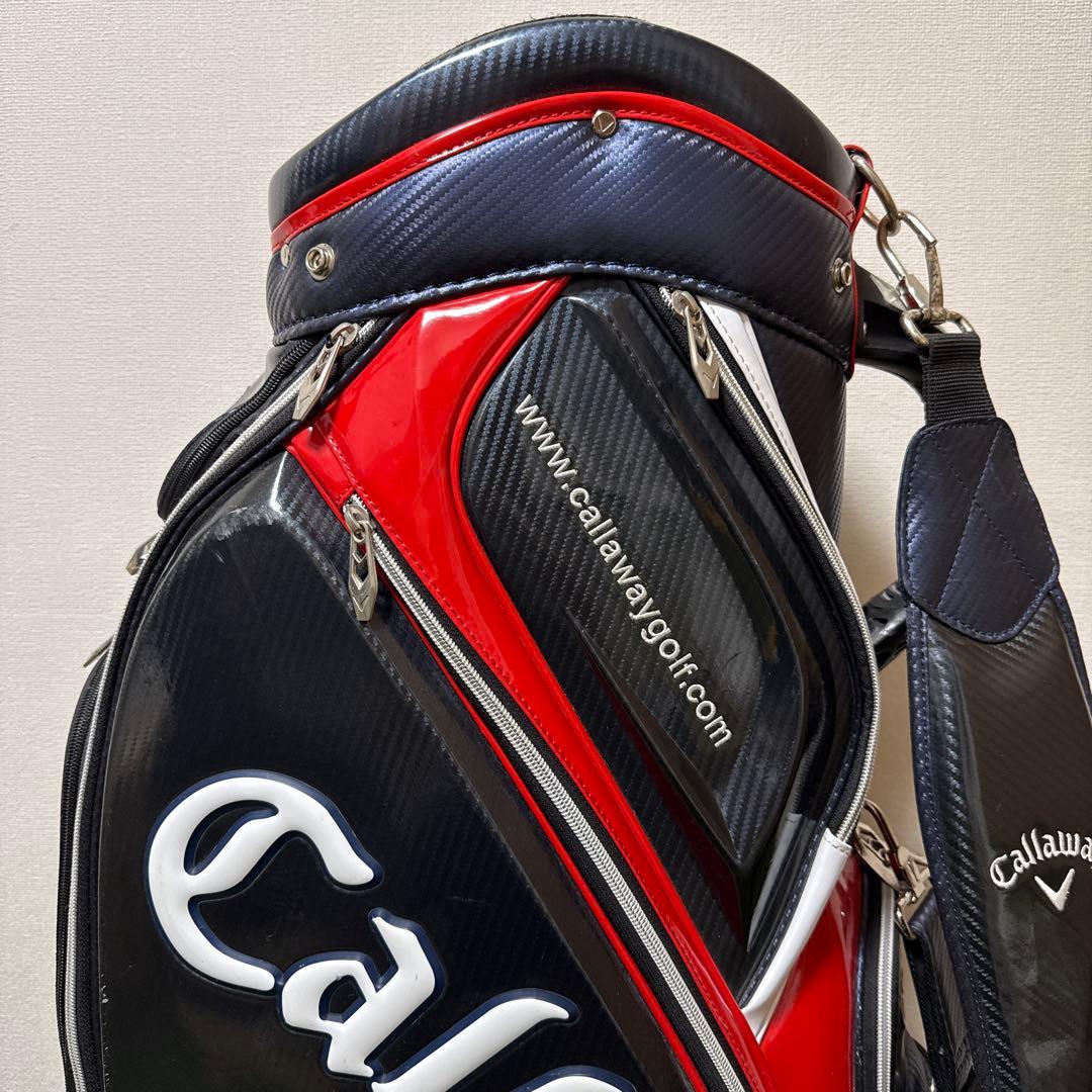 Callaway キャロウェイ キャディバッグ トリコロール 9型 カーボン調