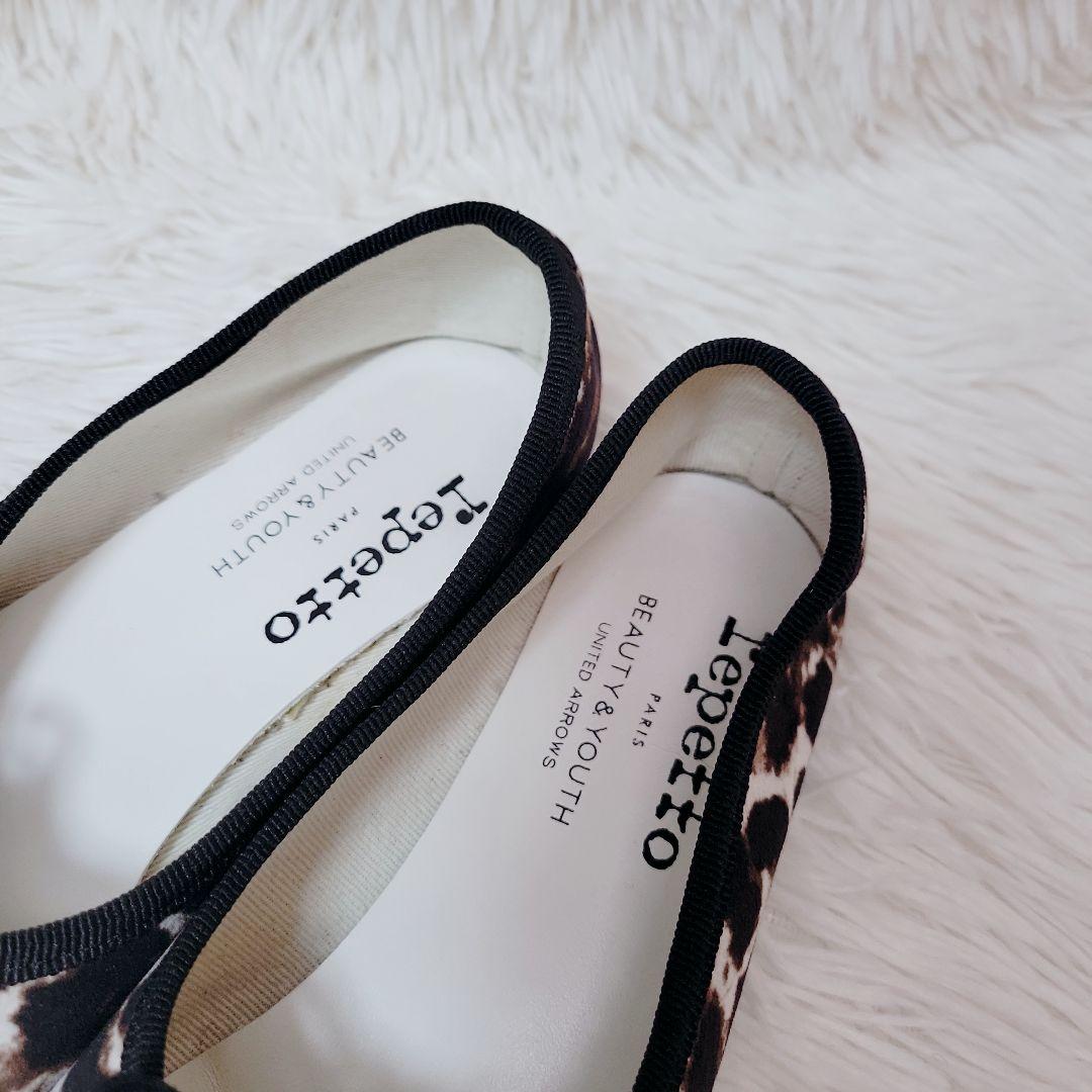 完売別注✨レペット ユナイテッドアローズ レオパード バレエシューズ 36