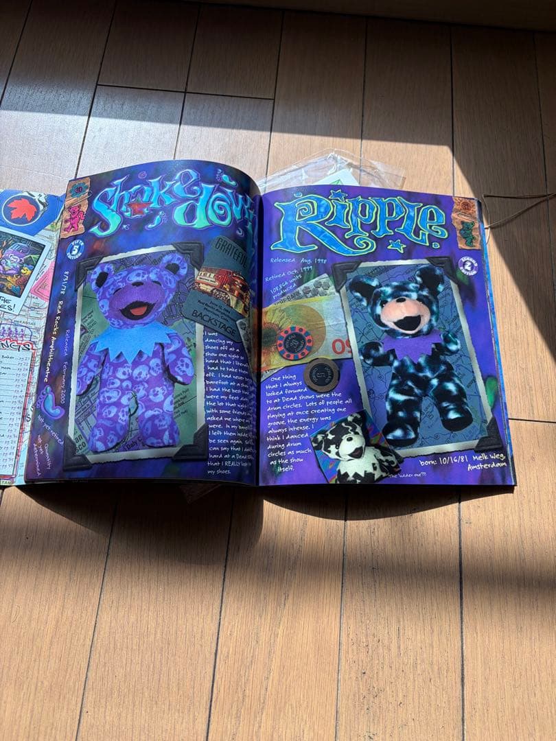 Grateful Dead Bean Bears スクラップブックセット