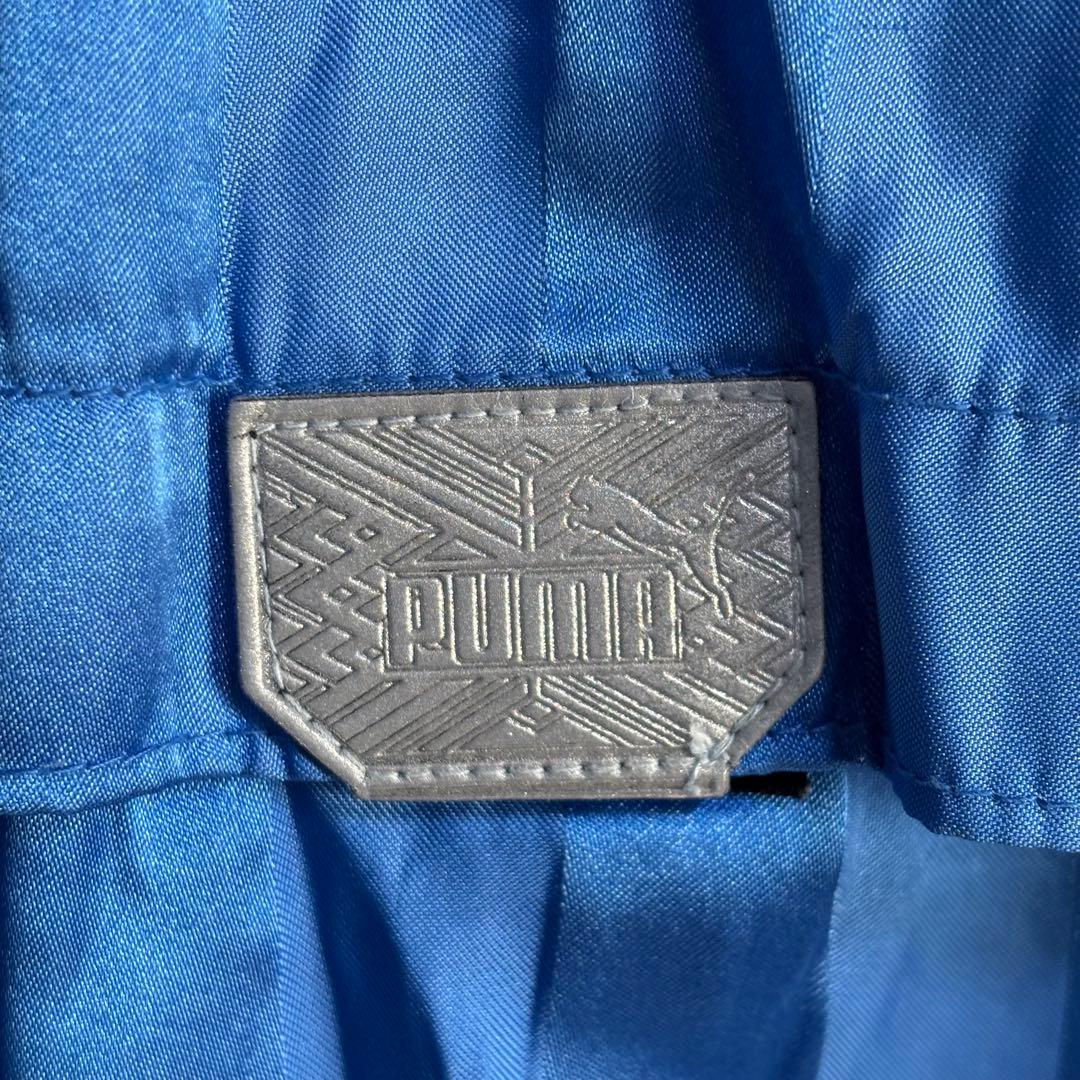 青黒 PUMA プーマ ヤマハ ジュビロ磐JUBILO ナイロンジャケット ML