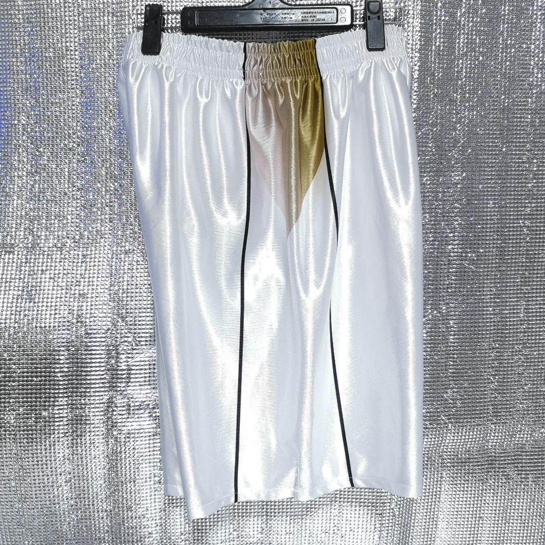 サッカー部　サッカー　パンツ　Dalponte 光沢ホワイト