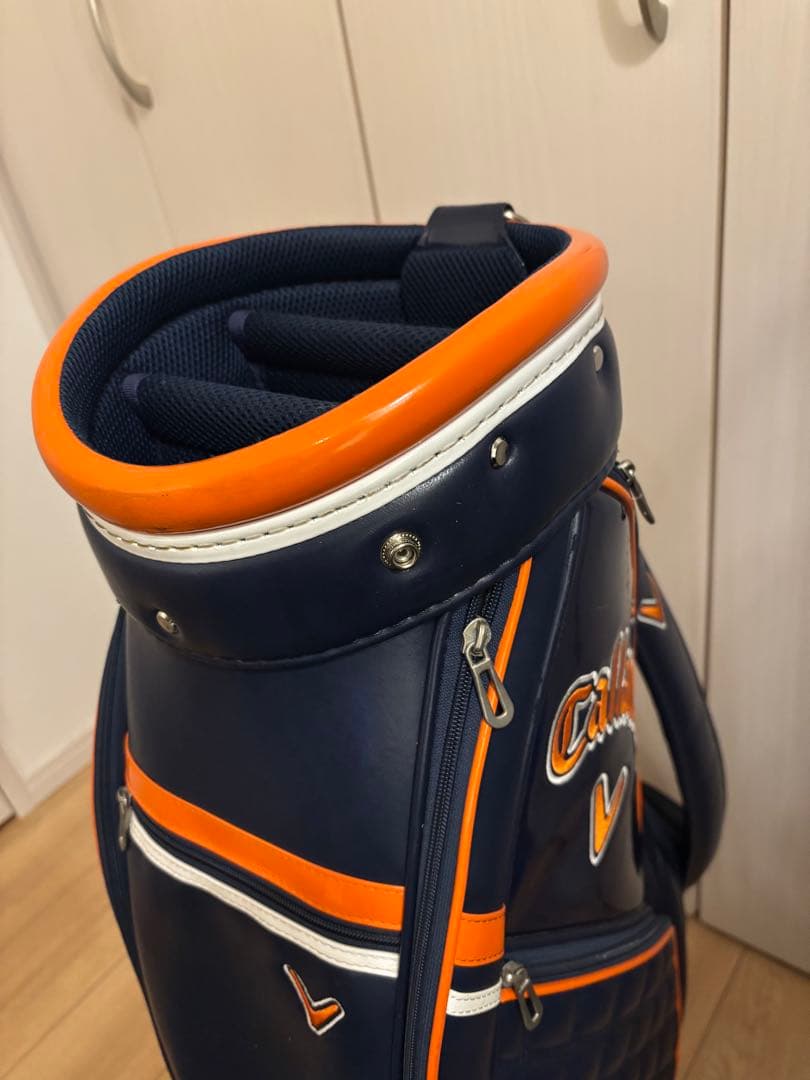 Callaway　キャディーバッグ　ネイビー/オレンジ