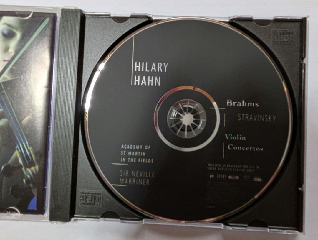 SACD ヒラリー・ハーン　 ブラームス　ストラヴィンスキーバイオリン協奏曲