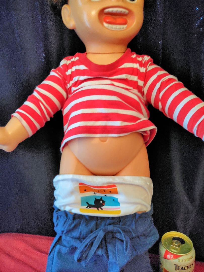 昭和レトロ 超特大 まことちゃん ソフビ 等身大カスタム 楳図かずお