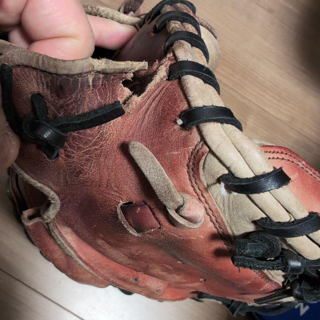 ミズノプロ　硬式キャッチャーミット　社会人野球　三菱