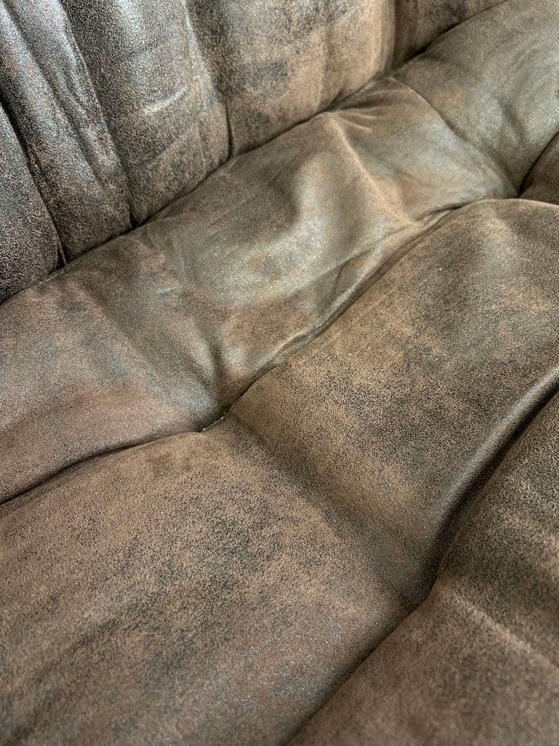 【極美品】ニトリ　バタフライチェア　 ヴィンテージ加工 折りたたみ椅子　2セット