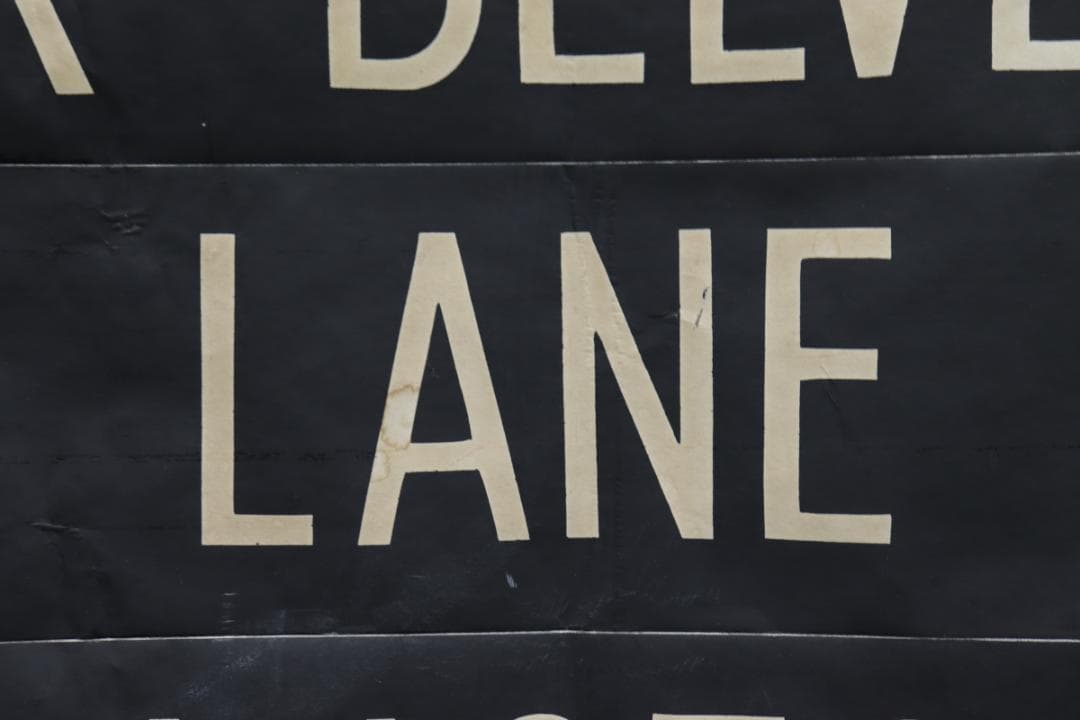 英国 イギリス ヴィンテージ バスロール サイン ポスター オブジェ 壁面