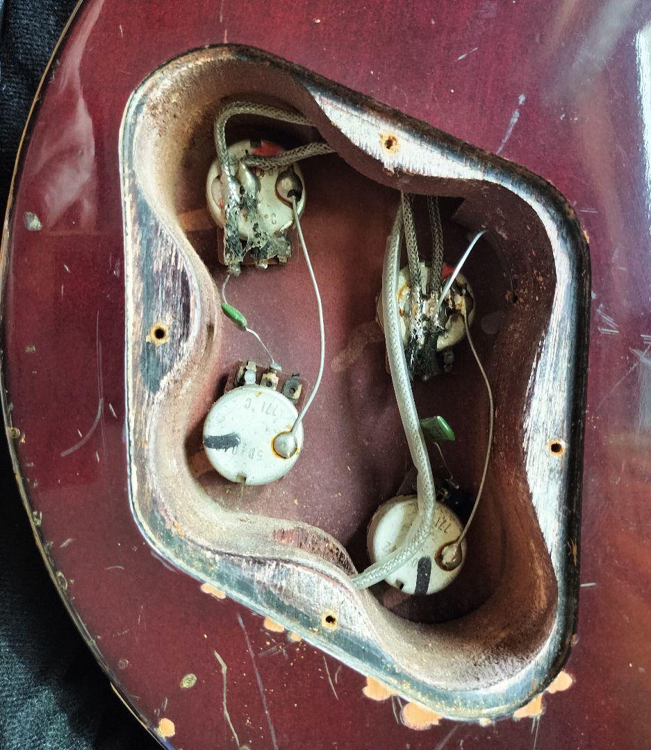 Greco☆’77年製レスポール トラ杢 ほぼオリジナル Tokaiギグバッグ付