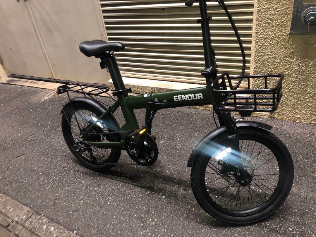 送料込　enneour c4 電動自転車　折り畳み