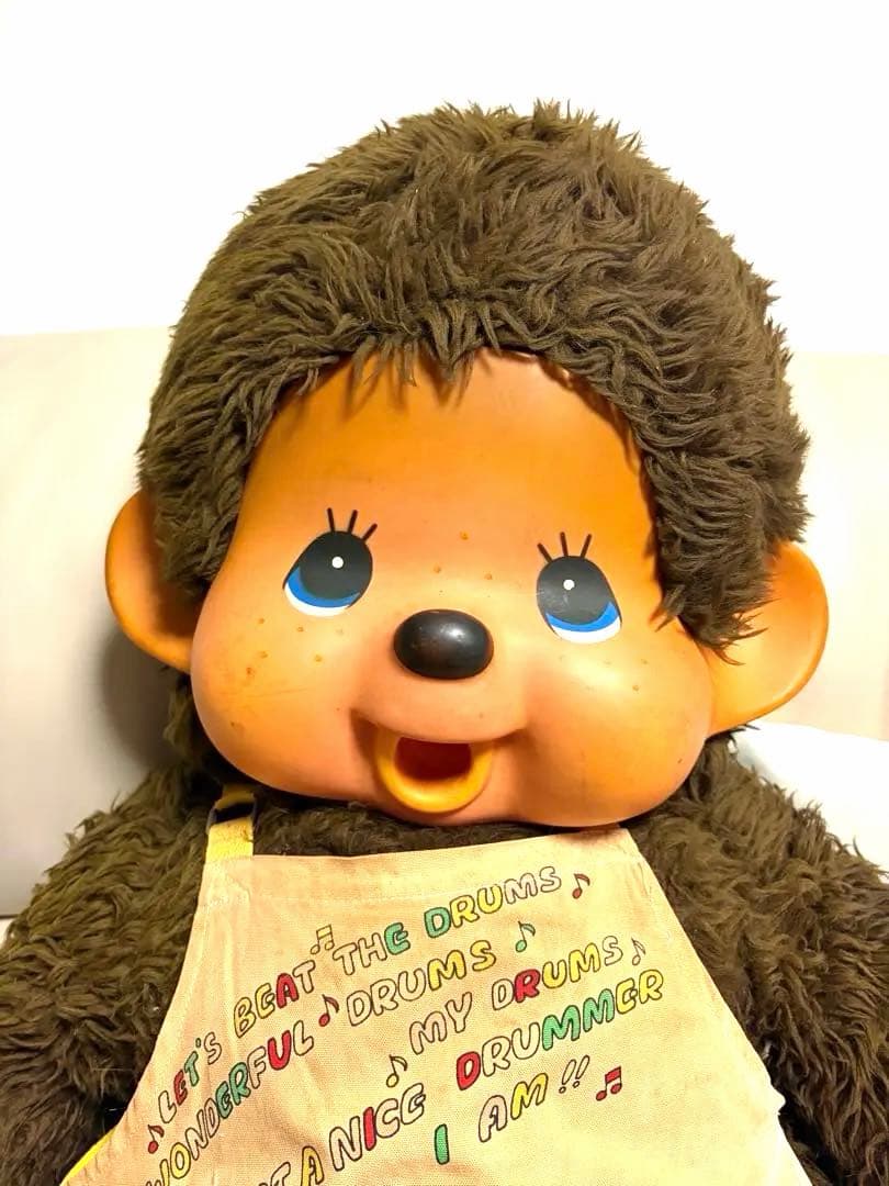 昭和レトロ　1974年セキグチのモンチッチ特大ぬいぐるみ