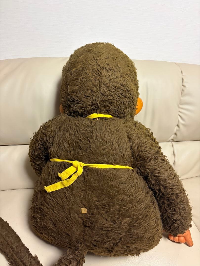 昭和レトロ　1974年セキグチのモンチッチ特大ぬいぐるみ
