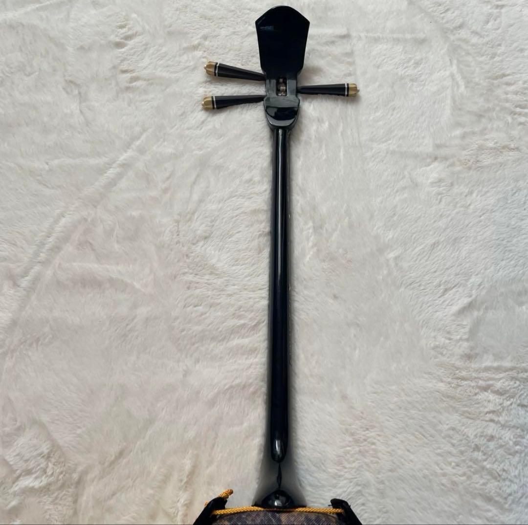 沖縄三線 2wayセミハードケース付き 人工皮 蛇柄 民族楽器　琉球楽器