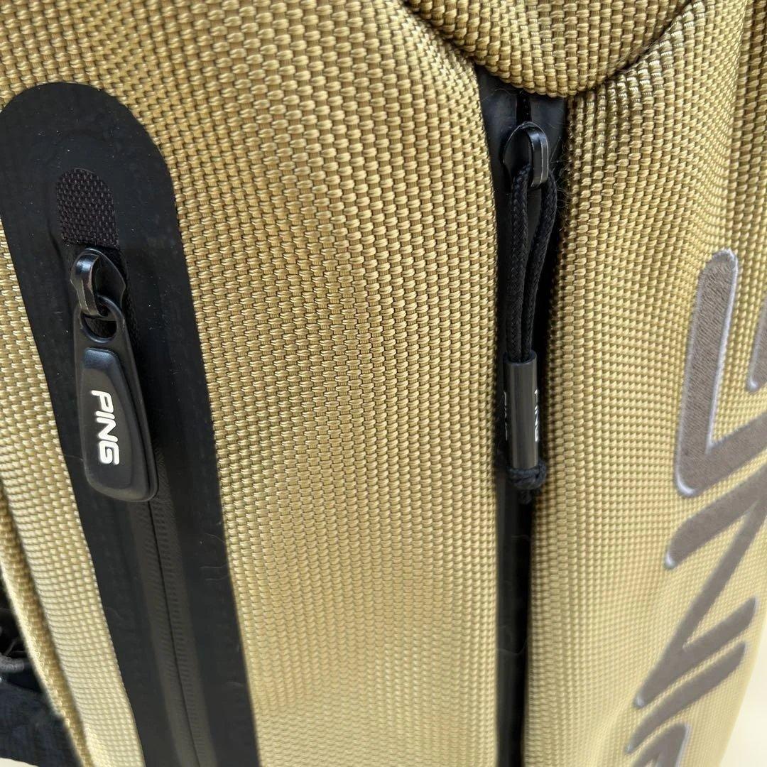 中古 PING ピン キャディバッグ CB-P201 ベージュ　美品